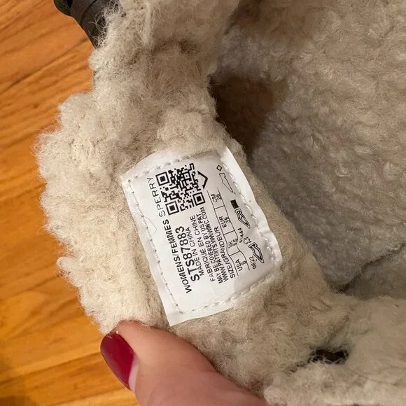 Never worn Sperry Women’s Crest Cozy Mule - Picture 3 of 3